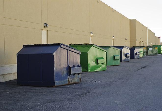 several large trash cans setup for proper construction site cleanup in Boalsburg PA